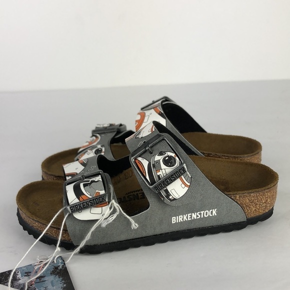NEW Limited Edition Birkenstock Arizona Star Wars BB8 Kids Sandals - Picture 5 of 14